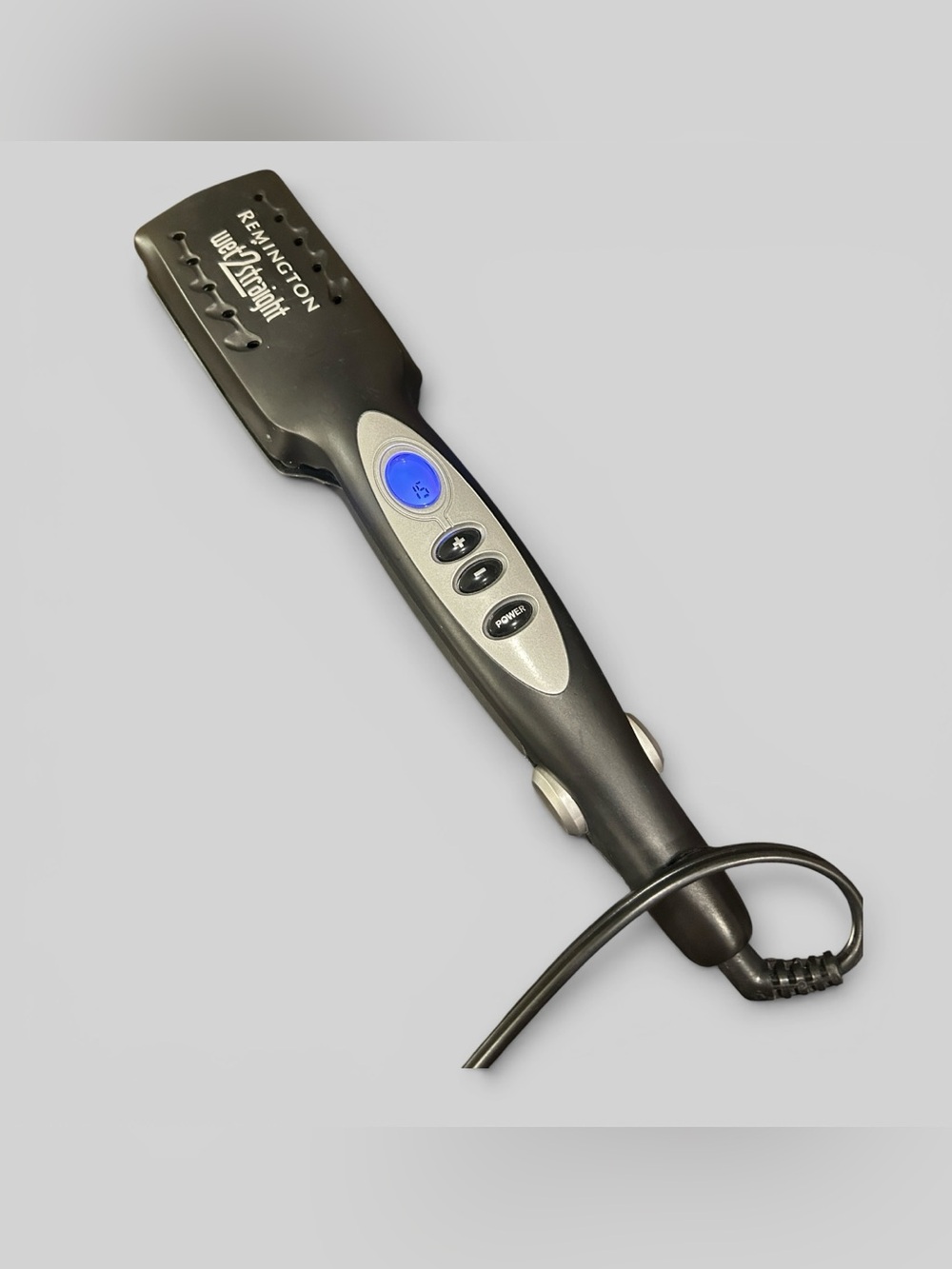 Remington Black and Silver Wet2Straight Straightening Brush hair tool profession